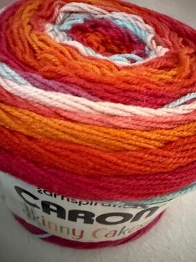 Caron Skinny Cake Ombre Yarn - Birthday Cake, Nee